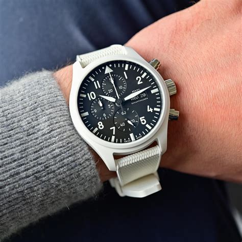 iwc iw389105|IWC Pilot Chronograph Top Gun Lake Tahoe Edition 44mm .